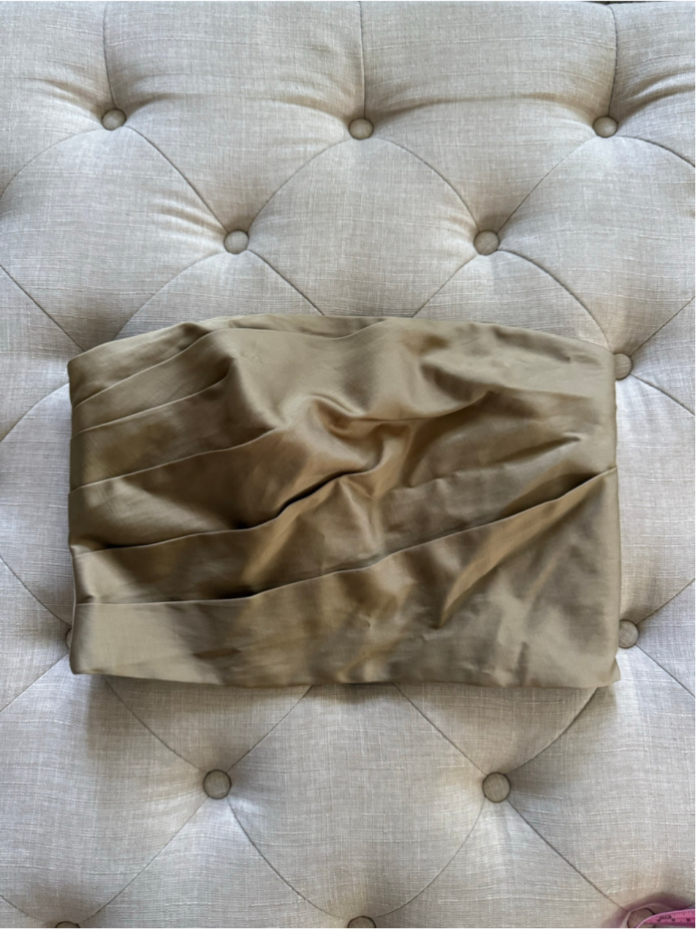 NWT Women's Banana Republic Bandeau Top Size 6 Gold